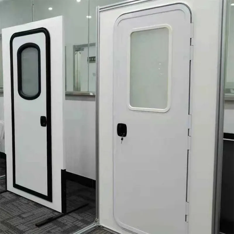 باب أمريكي من الزجاج المقسى مقاوم للماء ومتين مع باب دخول RV للسيارات المعدلة الثابتة #5