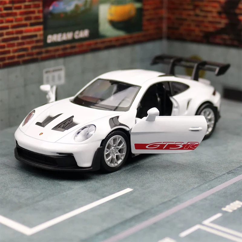 RMZ CiTY 1:36 911 GT3 RS Toy Car Model for Children Miniature Racing Free Wheels Pull Back Diecast Metal Collection Gift