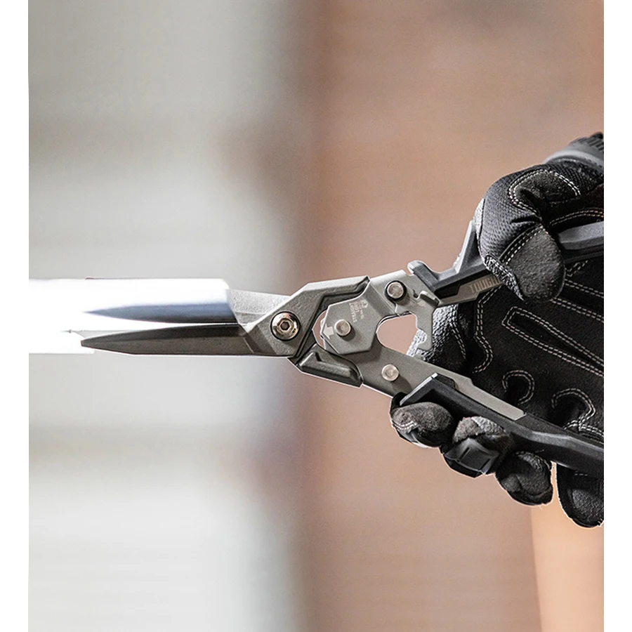 Imagem -06 - Toughbuilt Tb-h460-l Tb-h4-60-r Tb-h4-60-sl Tb-h4-60-sol Esquerda Direita Direita Longo Direita Offconjunto Cut Aviation Snips Ferramentas Manuais