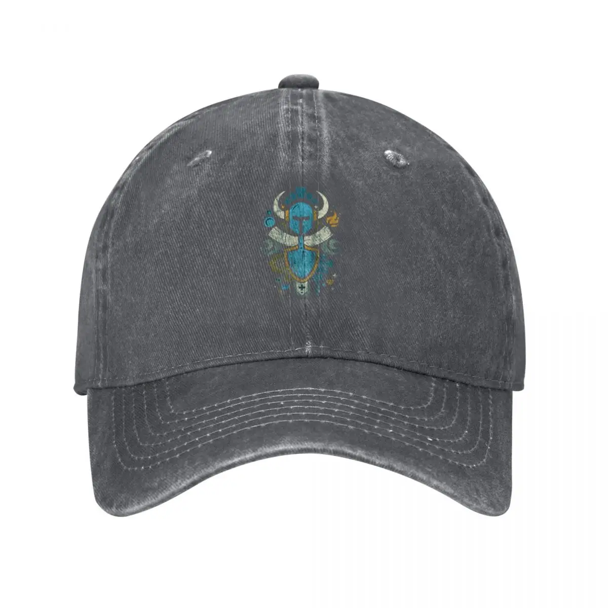 Shovel Knight Shovelry Emblem Crest EssentialCap Baseball Cap Military Tactical Cap Hood Sunscreen Women's Beach Visor Men's