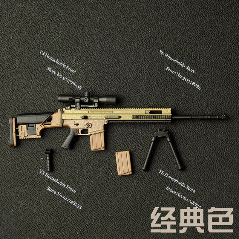 M24 FGM AT4 M14A1 MK20 M72 M27 Mp5 3pcs Set 1/12 Static Plastic Soldier Weapon Model Accessory For 6" Figure Cosplay Ornament view 3