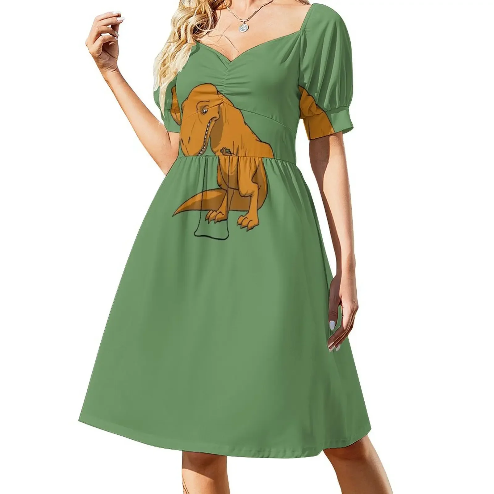 

Foiled Again Short-Sleeved Dress Casual dresses women party dresses