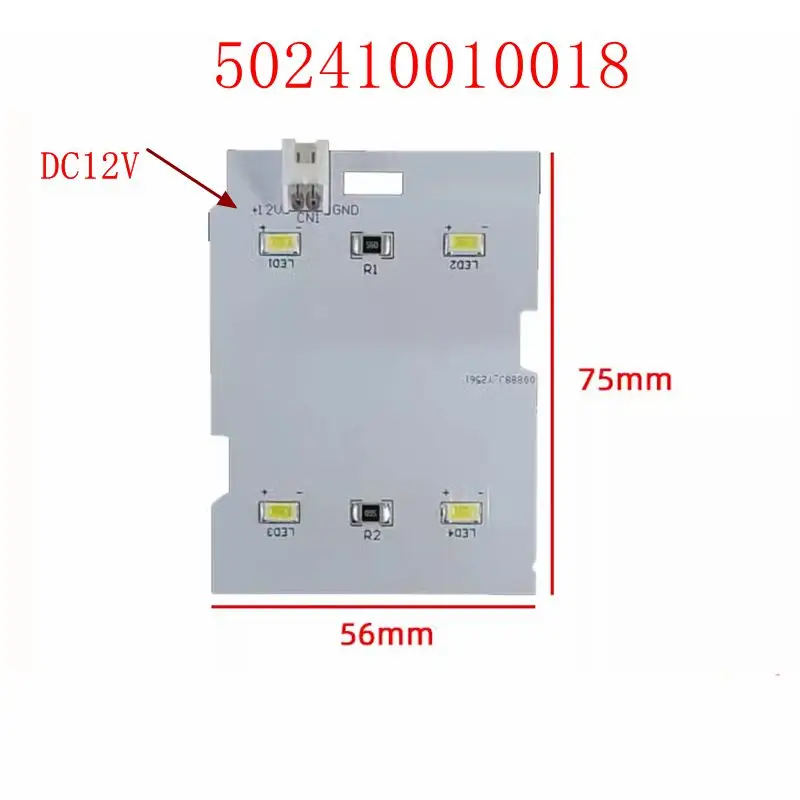 502410010018 DC12V For Midea Refrigeration Lighting LED Strip Parts