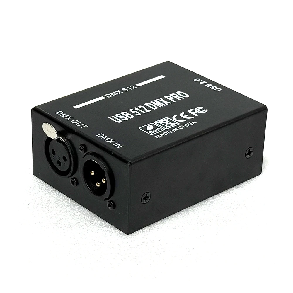 USB DMX512 PRO Pangolin Quickshow Laser Software Signal Converter Controller Box