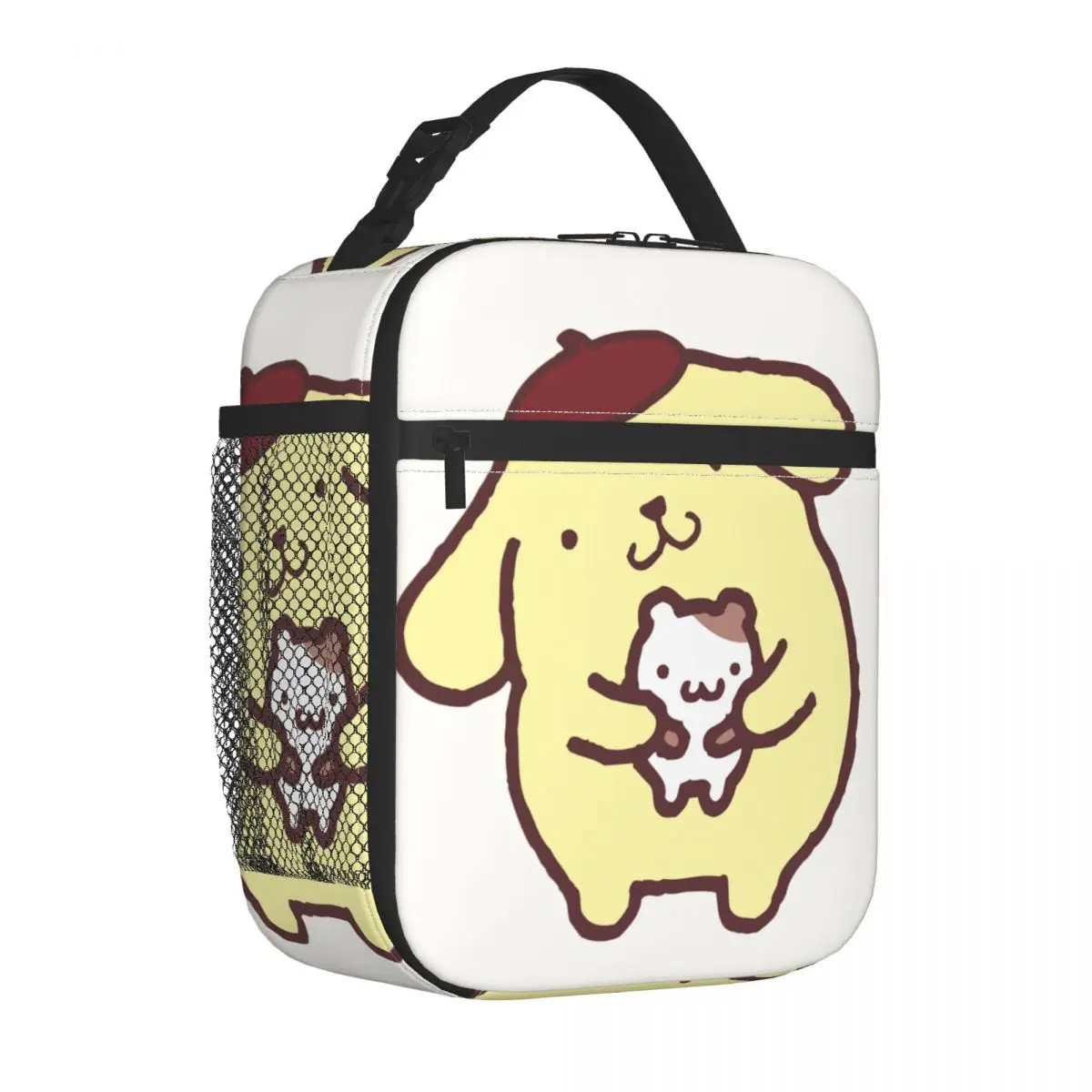 Hiking Pom Pom Purin Multifunction Oxford Sanrio Pom Pom Purin Food Pouch For Boy Girl Picnic Storage