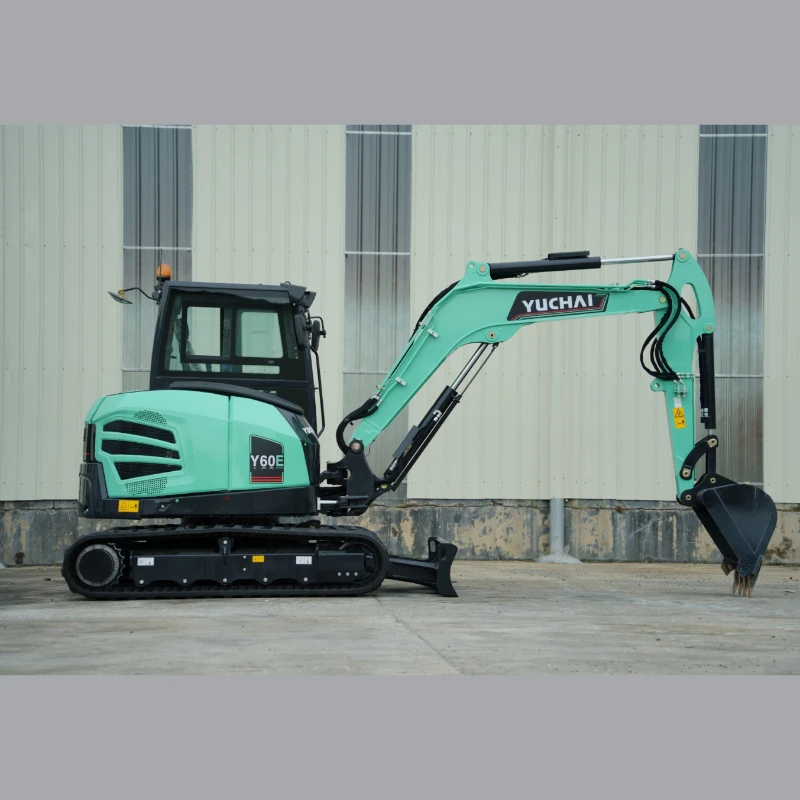 Mini Excavadora Personalizada de 6 Toneladas, Excavadora Hidráulica de Alta Eficiencia y Durabilidad para Construcción, Jardinería y Uso Agrícola
