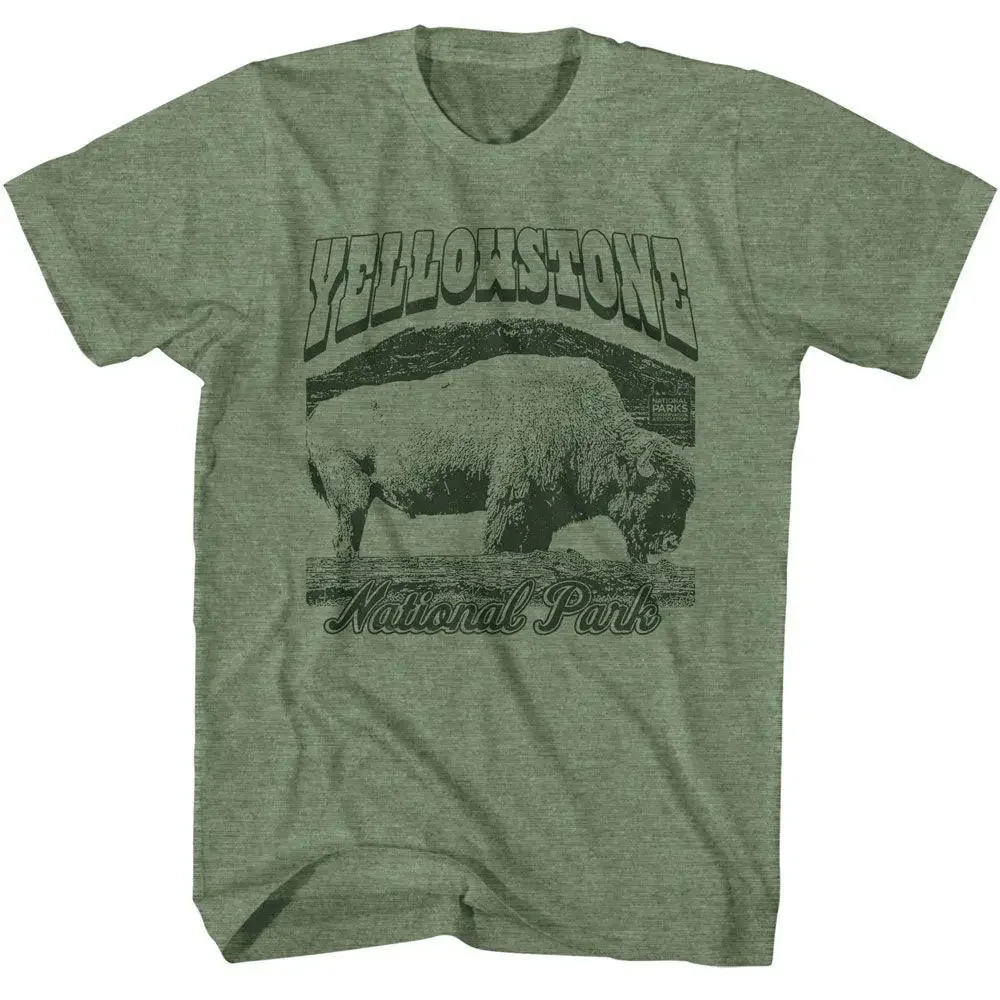 National Parks Yellowstone Bison Brands T Shirt