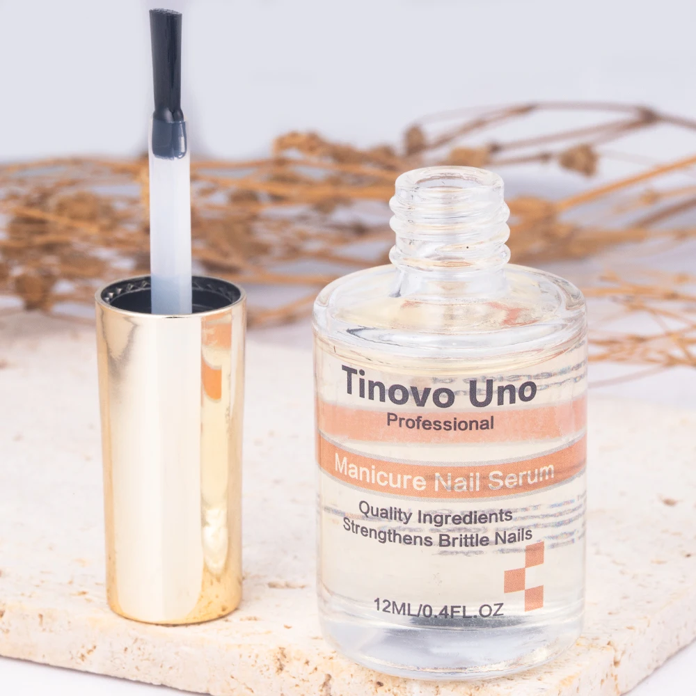 Tinovo Uno Nail Recovery Manicure Nail Serum Polish 12ML Strengthener Brittle Thin Nails Hardener Nourish Cuticle Oil Lacquer