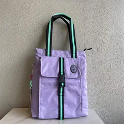 Ki gorilla purple green edge fashion casual two-layer bag large capacity all-match crossbody lunch bag Boston bag crossbody bag