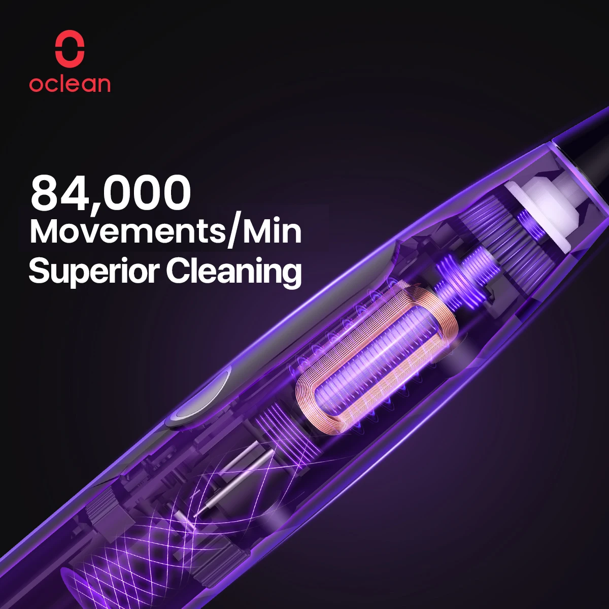 Oclean X Pro Elite Set sikat gigi elektrik, Kit sikat gigi perawatan mulut, tampilan layar dapat diisi ulang