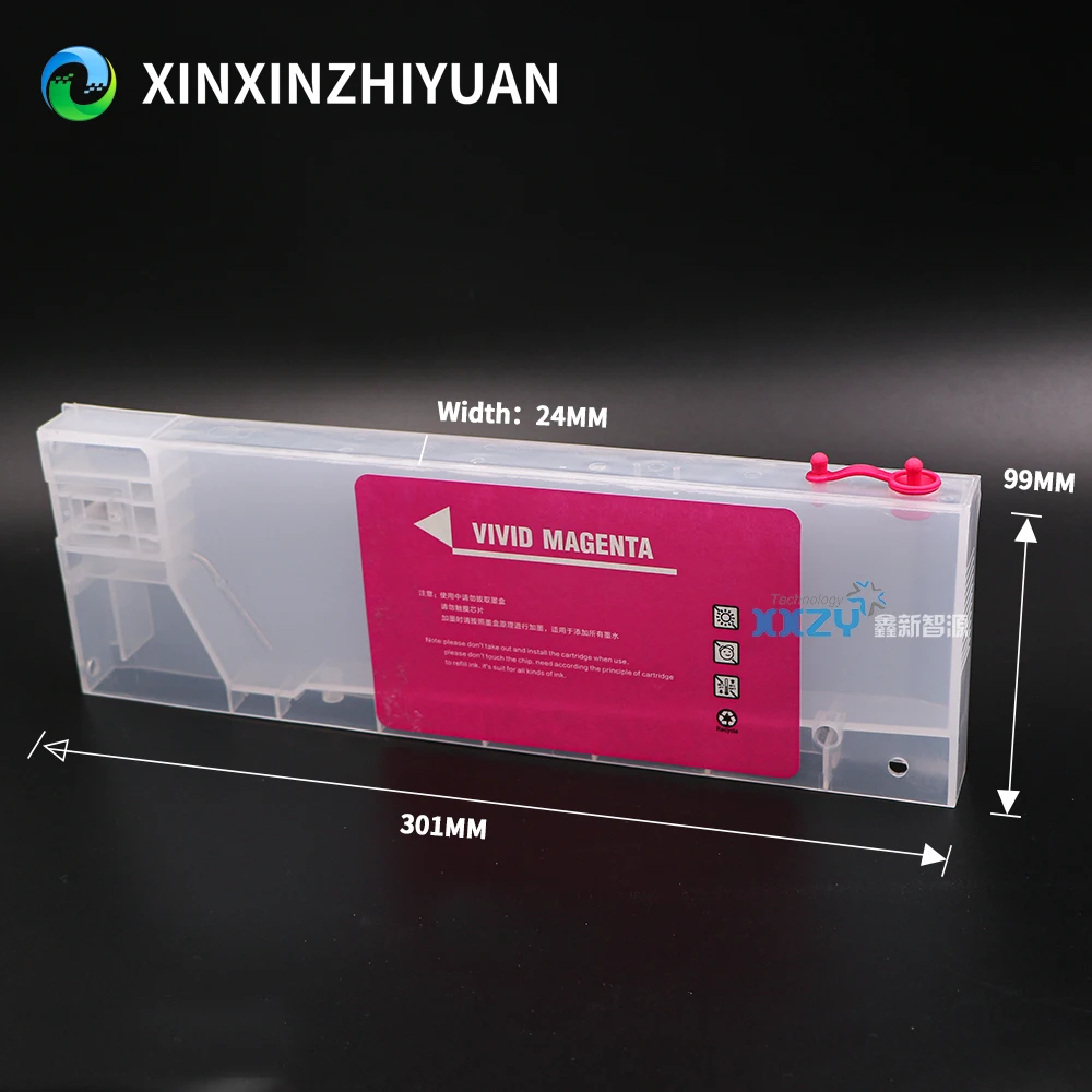 Eco Solvent Printer Refillable Ink Cartridge for Mutoh 900C 900X 1604 Roland Mimaki Printer Long Sub Ink Tank 220ML