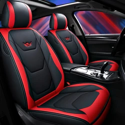 1pc Car Seat Cover PU Leather Universal Car Front Seat Covers accessories Seat Back Cushion Leather Protetor Auto Interior parts