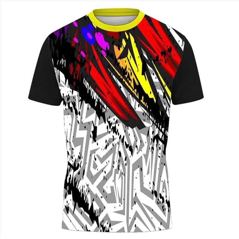 Outdoor Sports Fitness Quick Dry Men's Short Sleeve Summer Competition Training Oversized T-shirt Casual Comfortable Clothing