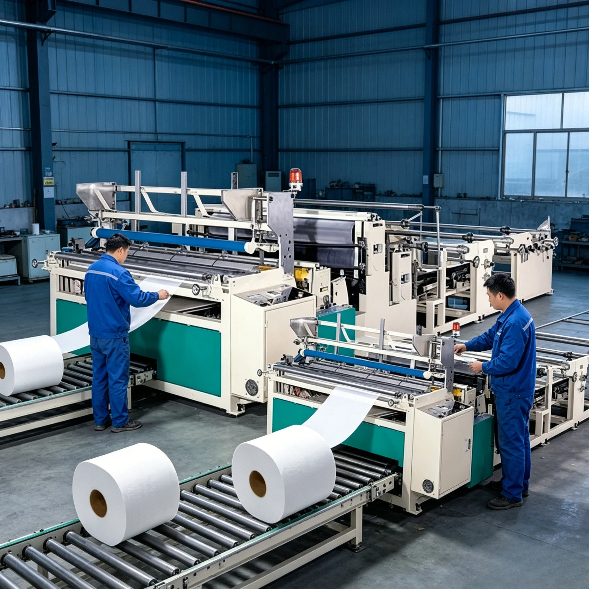 Commercial Toilet Paper Making Machine, Versatile & High Efficiency Industrial Tissue Line with Advanced Features customized