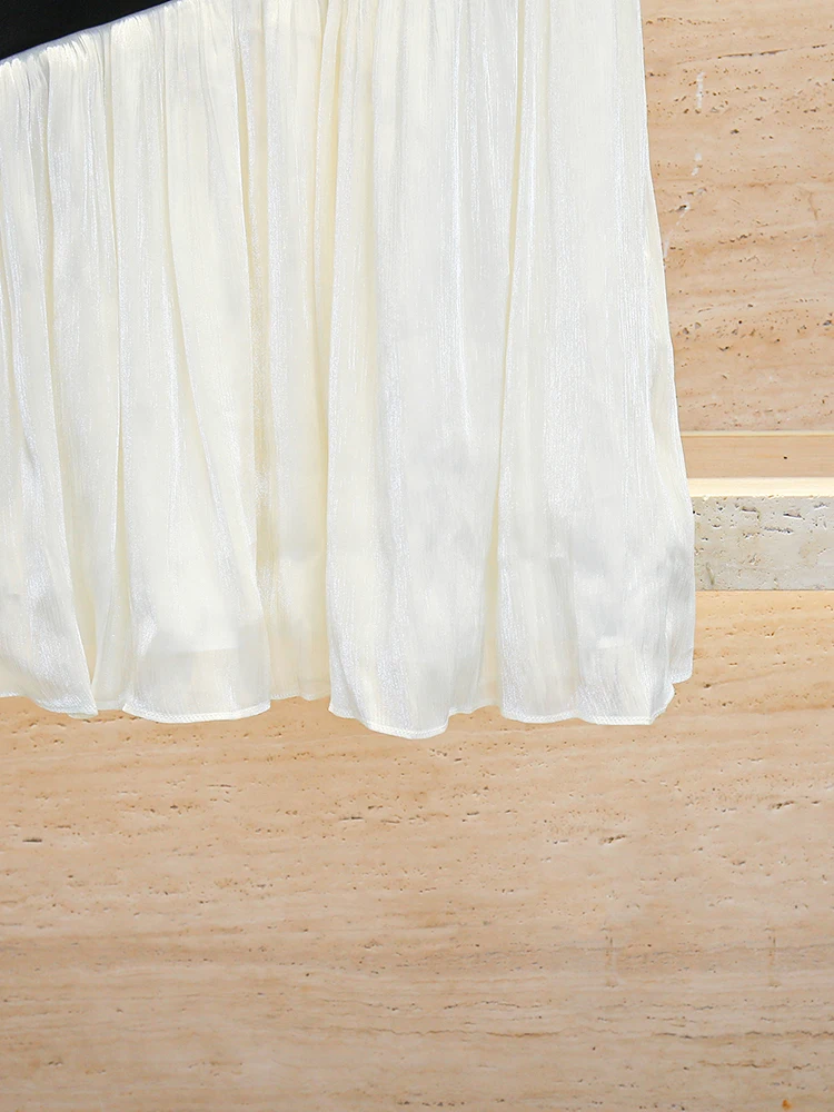 الراقية المرأة زهرة الشاي الترتر لصق هيم سترة الدكتور Ele Chinoiserie Sle عالية الخصر ألف خط ميدي الدكتور دون Sve #4