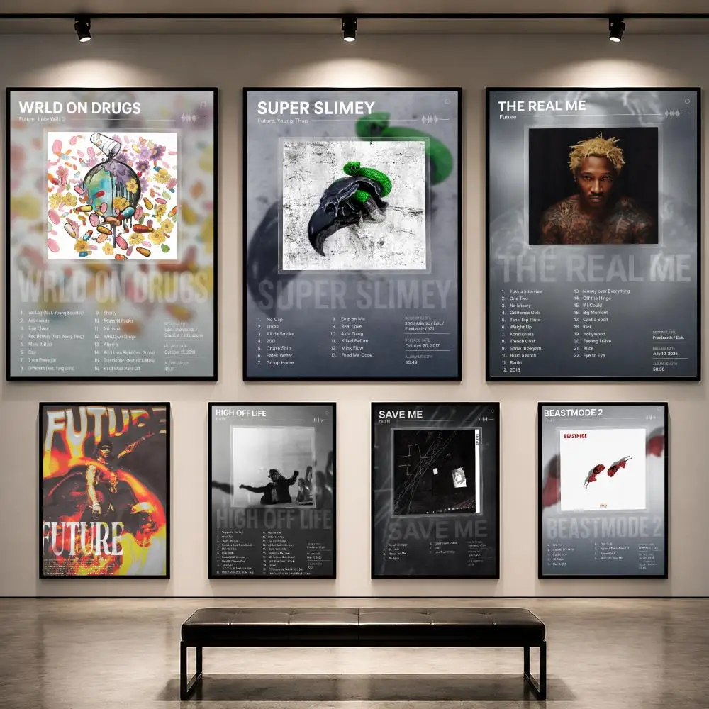 Rapper Future DS2 Pluto Poster Pop Wall Art PP Decorative Water-Resistant Print Apartment Dorm Office Room Decor Gift