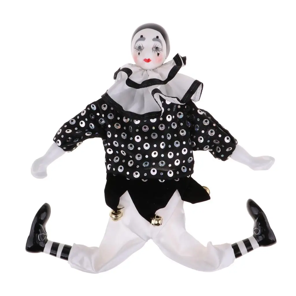 

38cm Clown Man Figure Doll Halloween Ornaments Home Table Desk #4