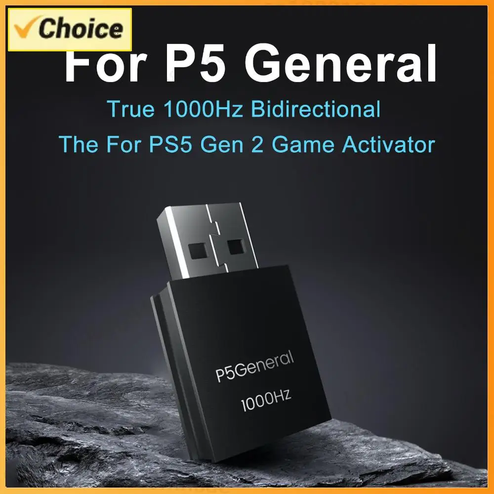 

P5 General Game Activator True 1000Hz Poll Bidirectional Gamepad Converter USB Receiver Plug and Play for Raspberry Pi Keyboard