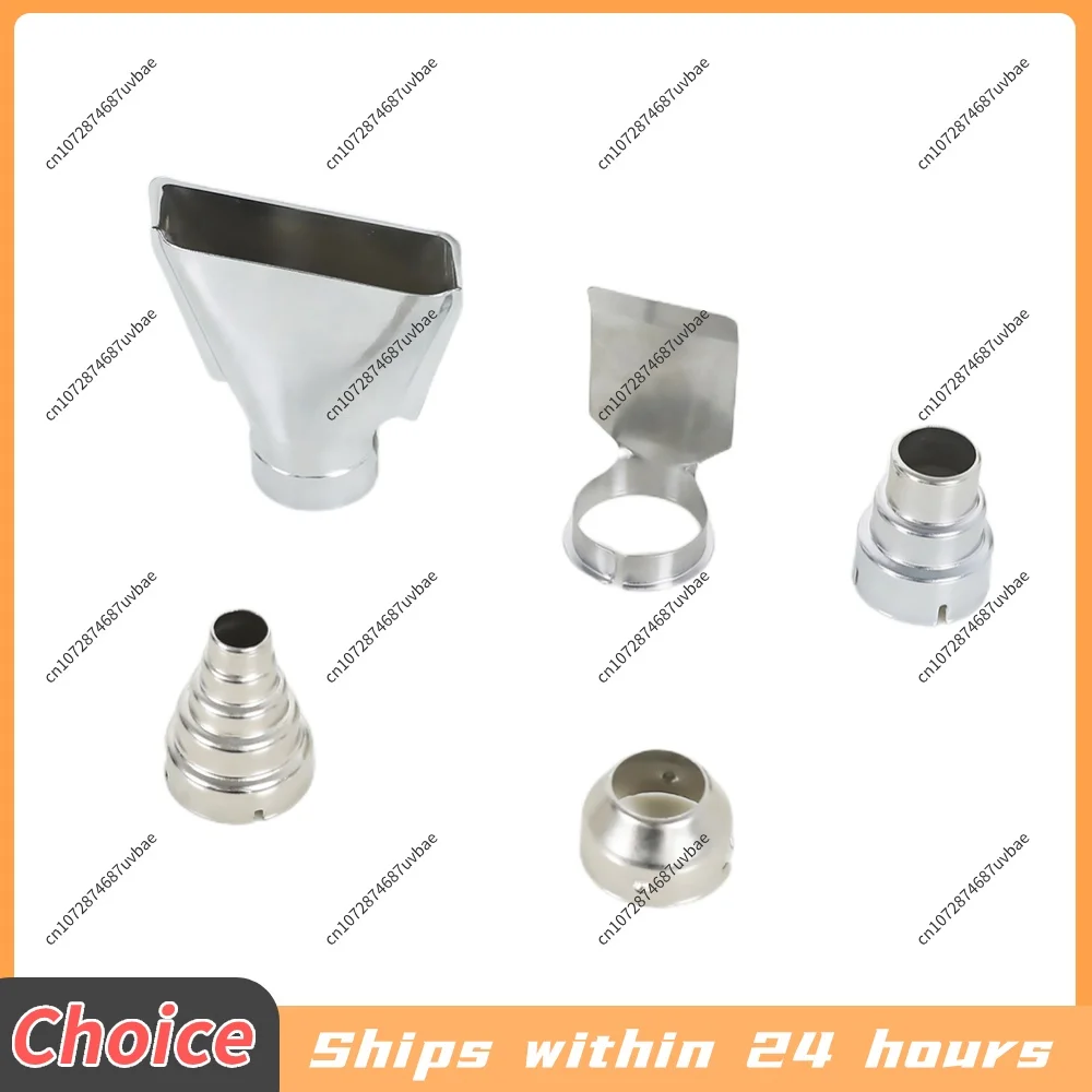 5/10PCS Hot Air Gun Nozzle Kits Heat Gun Nozzle Attachments Gas Soldering Iron Stainless Steel Hot Air Stations Gun Nozzles