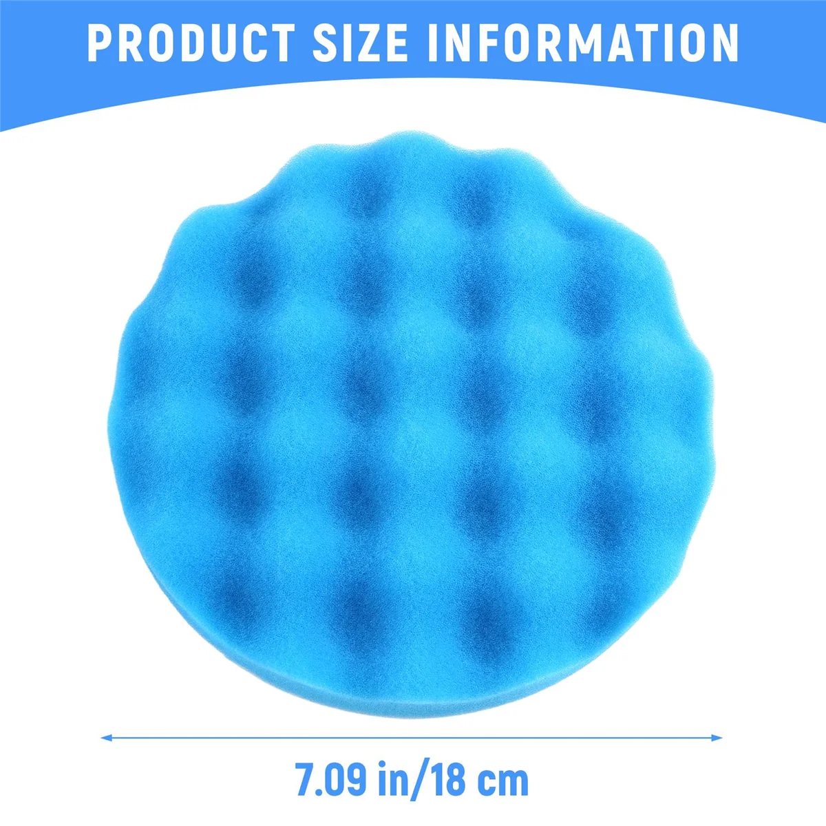 مجموعة وسادة عازلة لتلميع السيارات ، أداة تلميع الإسفنج ، 7 "، 4.5 ، 4.5