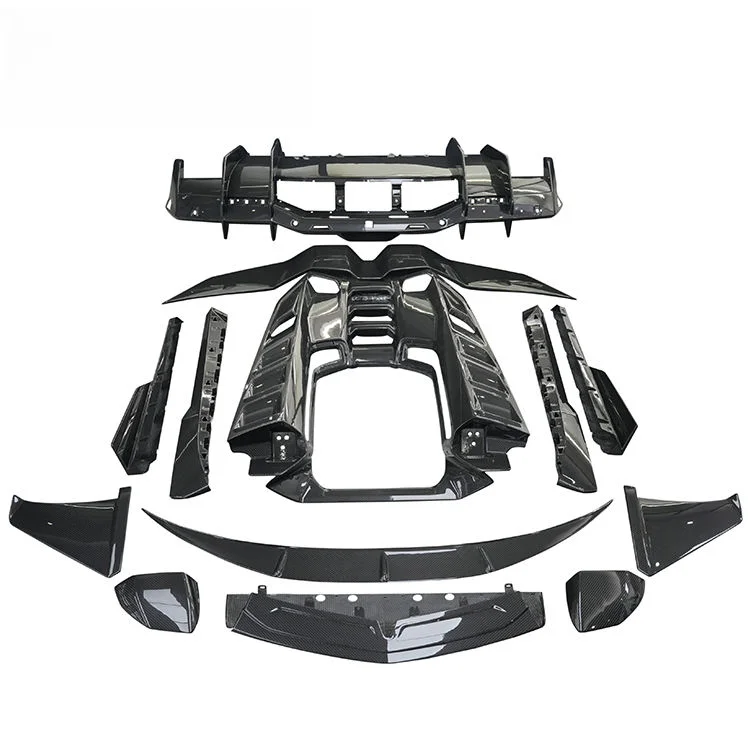 SD Carbon OEM Style Dry Carbon Body Kit for 2014-18 Full Set Hood Bumper Side Skirt