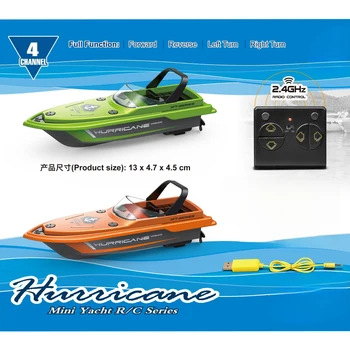 RC Boat Brand New Happy Cow 777-218 Remote Control Mini RC Racing Boat Model Speedboat with Original Package Kids Gift FSWB