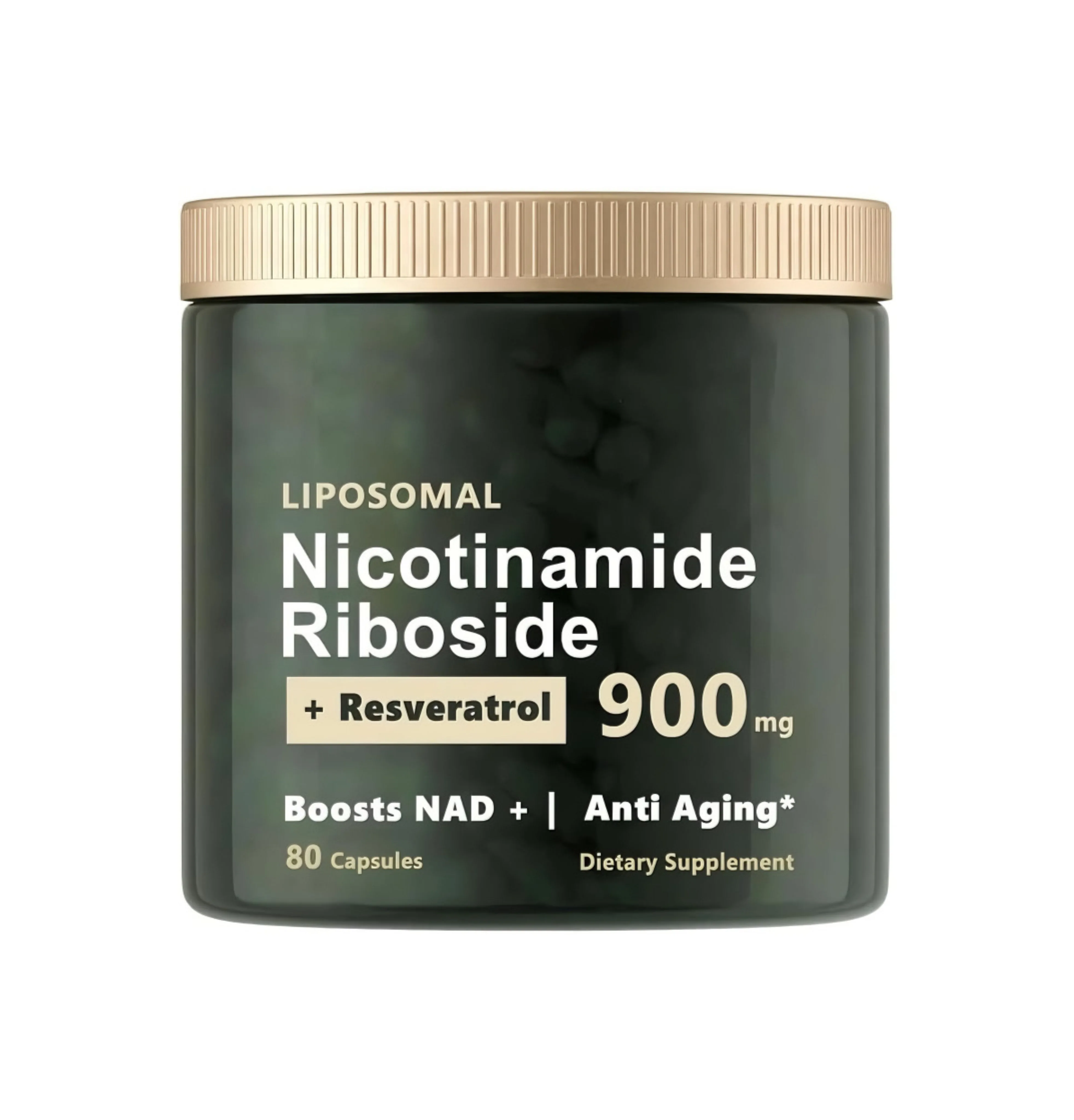 

NAD+ Supplement Liposomal Nicotinamide Riboside 900mg NAD+ Supplement Nicotinamide Riboside for Energy, Focus (80 Capsules) 1PCS