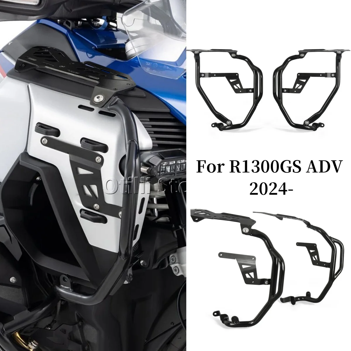 

Новый для BMW R1300GSA R1300 GS ADV R 1300 GS, защита двигателя мотоцикла, защита бака для шоссе, защита рамы Ultimate Pro, бампер