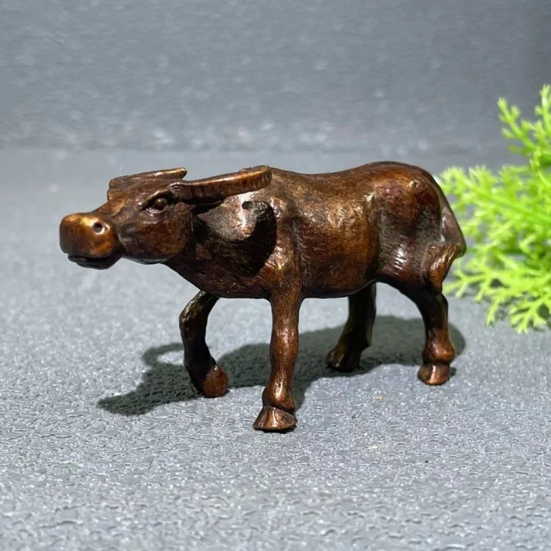 Retro Topnew Ornaments Solid Cow Chinese Zodiac Cow Home Living Room Tea Ornaments Desktop Creativity Crafts Ornaments