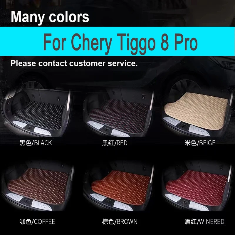 

Коврик в багажник автомобиля для Chery Tiggo 8 Pro 7-местный 2022 2023 2024 автомобильные аксессуары на заказ, украшение интерьера