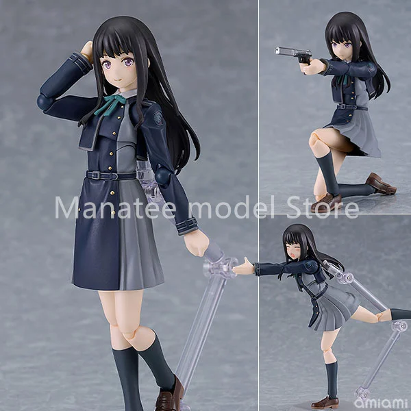 Max Factory Original figma Lycoris Recoil Takina Inoue PVC Action Figure Anime Model Toys Collection Doll Gift