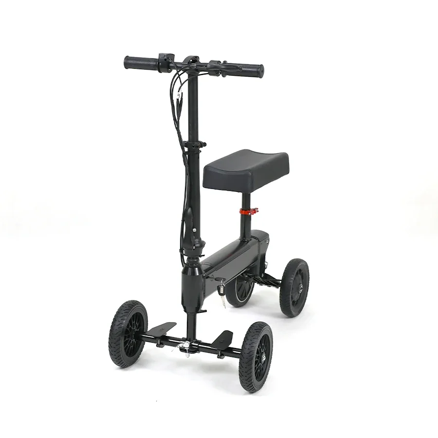 

Trending products 2024 new arrivals portable mini knee scooter foldable mobility scooter and rollator electric knee scooter