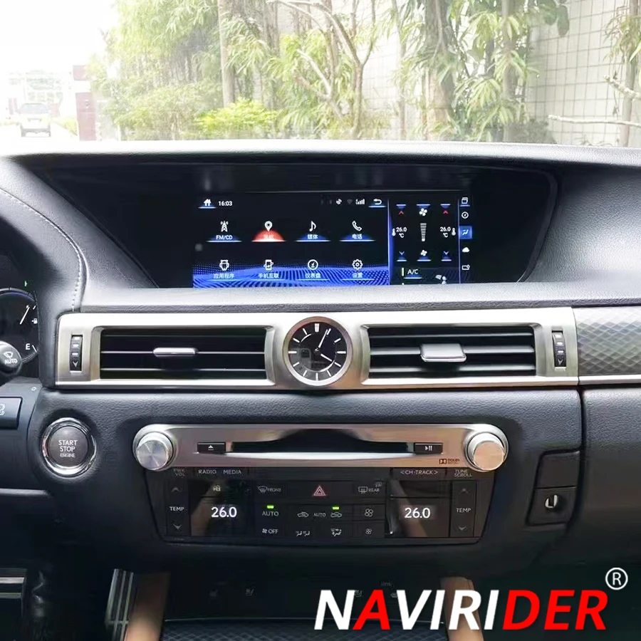 

12,3-дюймовый мультимедийный DVD-плеер Android 14, автомобильное радио для Lexus Gs350 2014 F-Sport 2016, авто CarPlay, стерео, GPS-навигация, головное устройство
