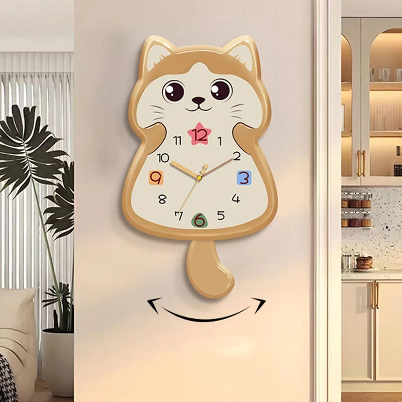 Cartoon Fashion Wall Clocks Restaurant Design Creative Bedrooms Digital Luxury Clock Wall Living Room Horloge Murale Wall Decor