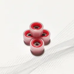 Professional Fingerboard Wheels Double Layer CNC Made with High Speed Bearing for Mini Skateboard Finger Skate Board Toys