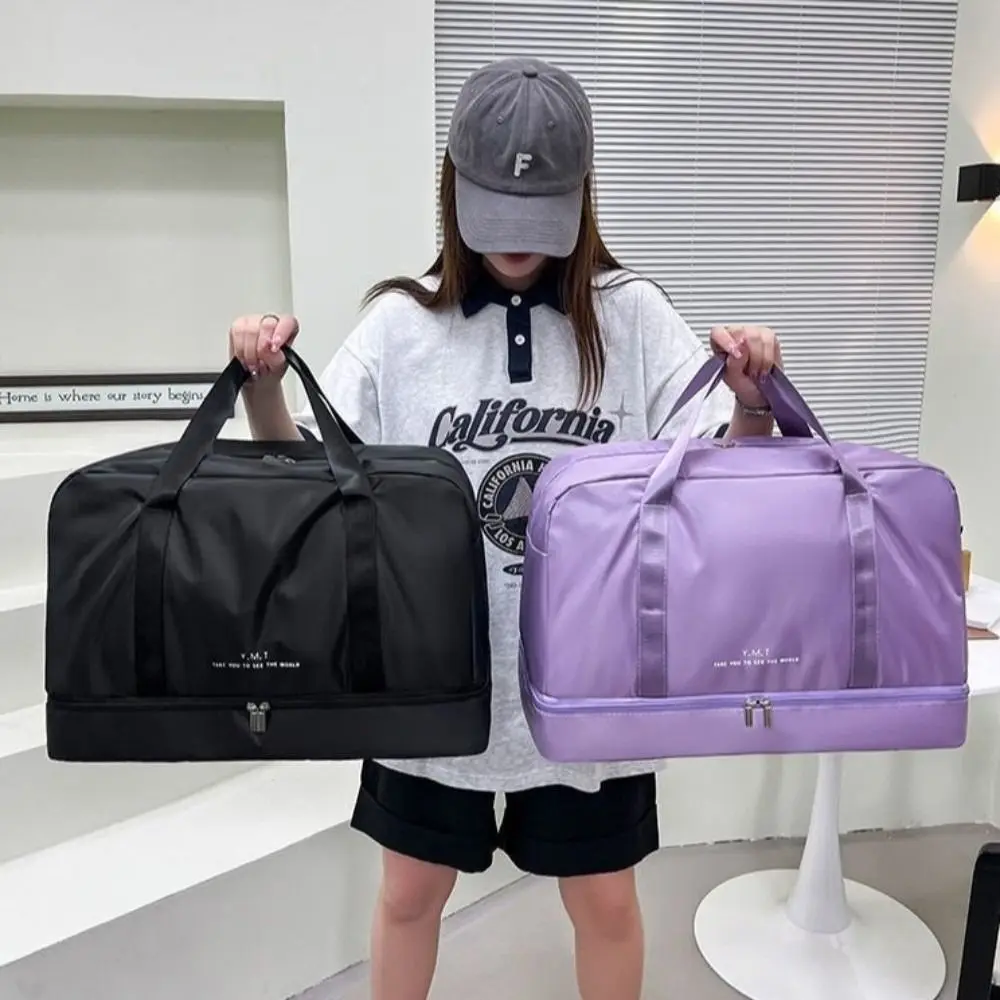 

Expandable Weekender Overnight Bag Shoes Compartment Multi Pockets Travel Luggage Bag Large Capacity Dry Wet Separation