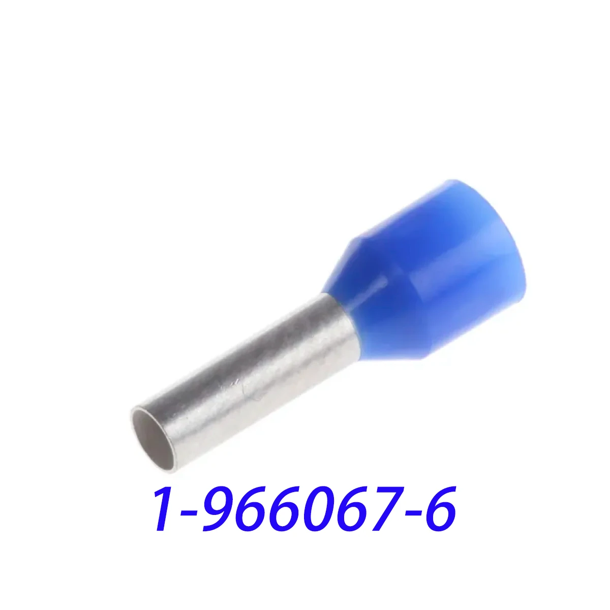 50PCS 1-966067-6 NEW Genuine Blue Tube Terminal Insulated Terminal Max Wire Gauge 2.5mm² 8mm Pin Length 2.2mm Pin Diameter 14AWG