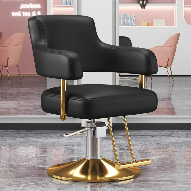 Professional Chair Barber Station Furniture Hair Dryer Salon Shop Hairdressers Hairdressing Sillas Aesthetic Backrest High