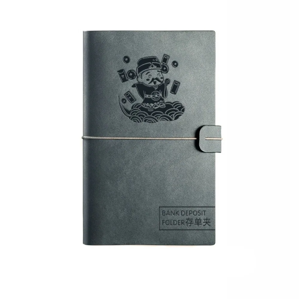 

PU Leather Bill Planner Binder Reusable Loose-leaf Money Budget Binder Transparent Cash Envelopes Savings Challenges Notbook