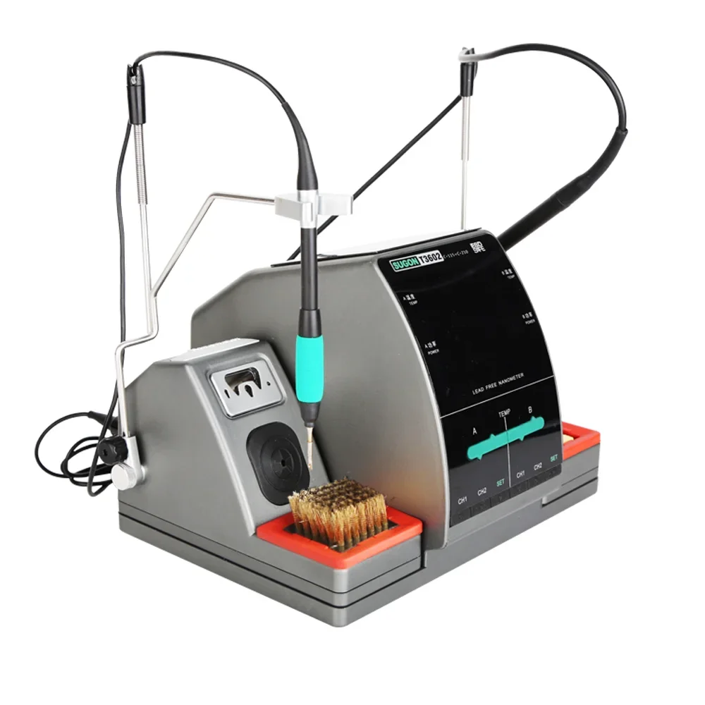 Rework Solder Adjust Temperature Soldering Station With 115 Original Iron Tips