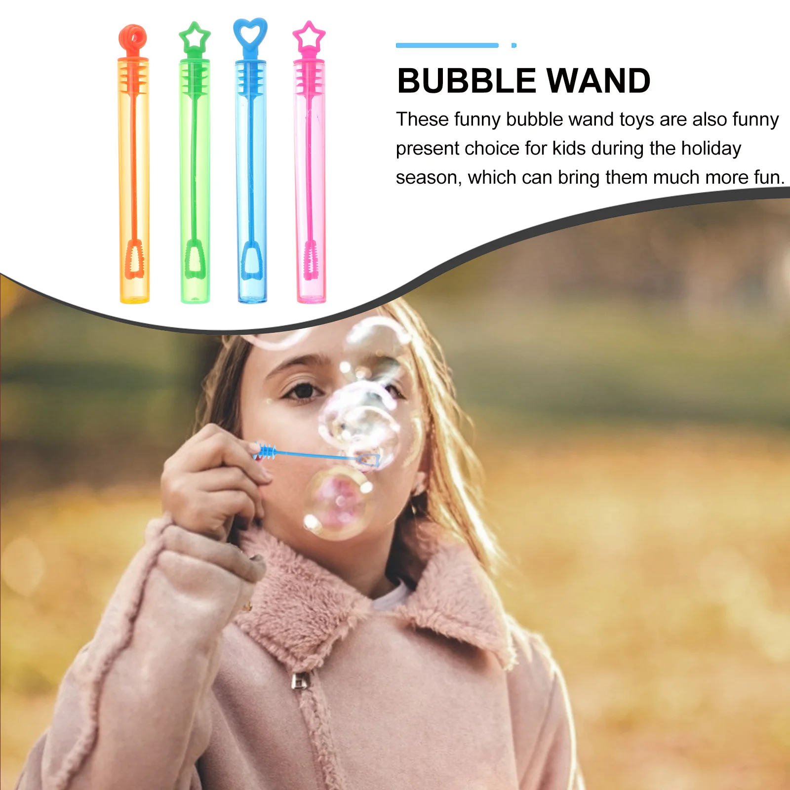 24 szt. Mini różdżek do robienia baniek mydlanych, puste, do ponownego napełniania, plastikowe różdżki do baniek dla dzieci, upominki na przyjęcia, zabawa na świeżym powietrzu i w pomieszczeniach, letnie zajęcia.