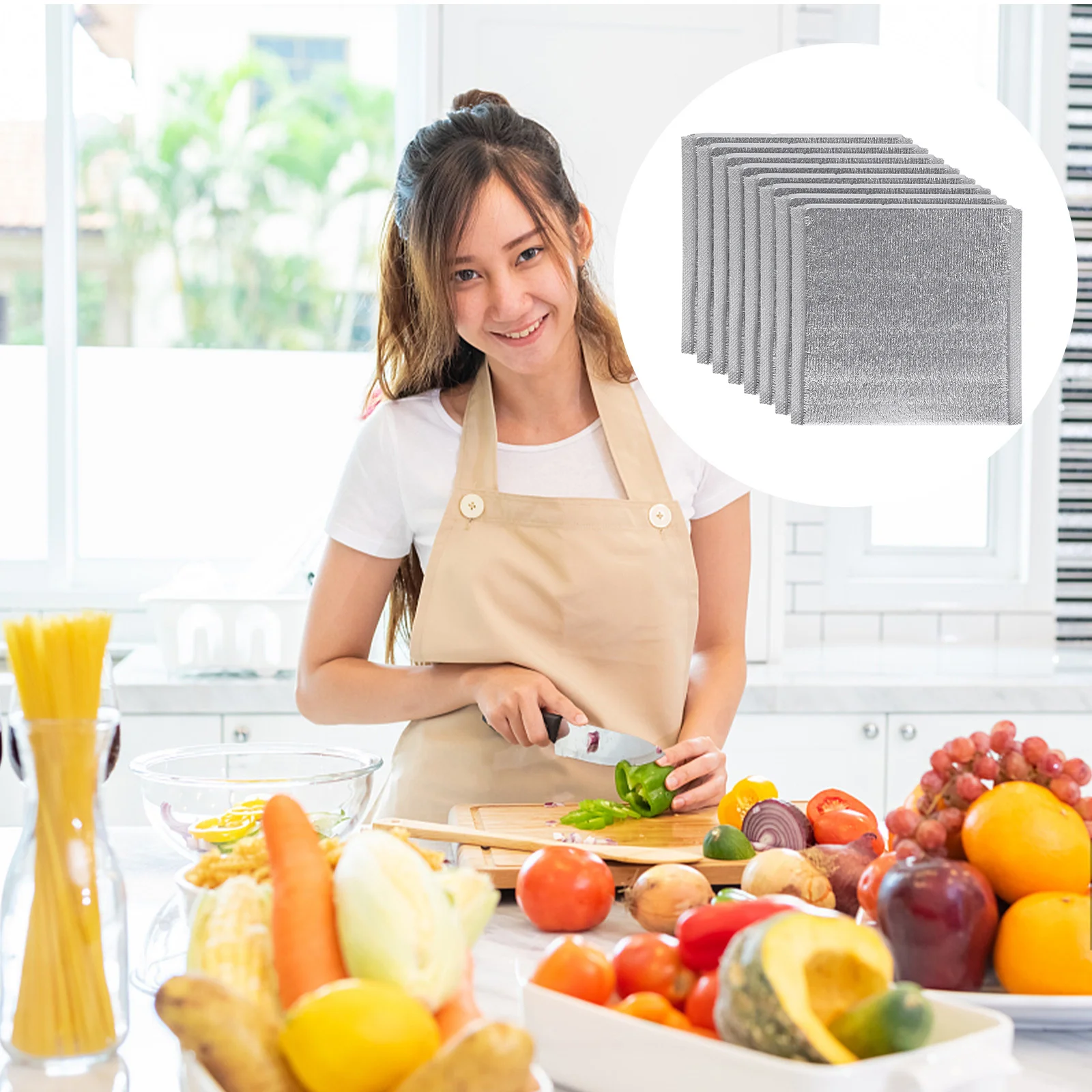 

50 Pcs Insulation Bags for Shipping Cold Food Large Away Pouch Keep Lunch Bulk Small Thermal Foil Groceries Aluminum