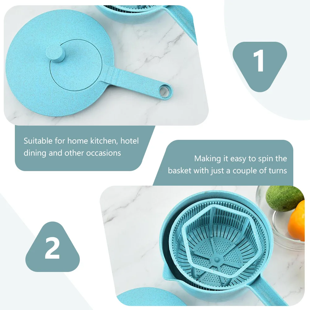 

Ручной дегидратор для овощей со встроенной дренажной системой, блесны для салата, кухонная корзина с фильтром, корзина для слива фруктов