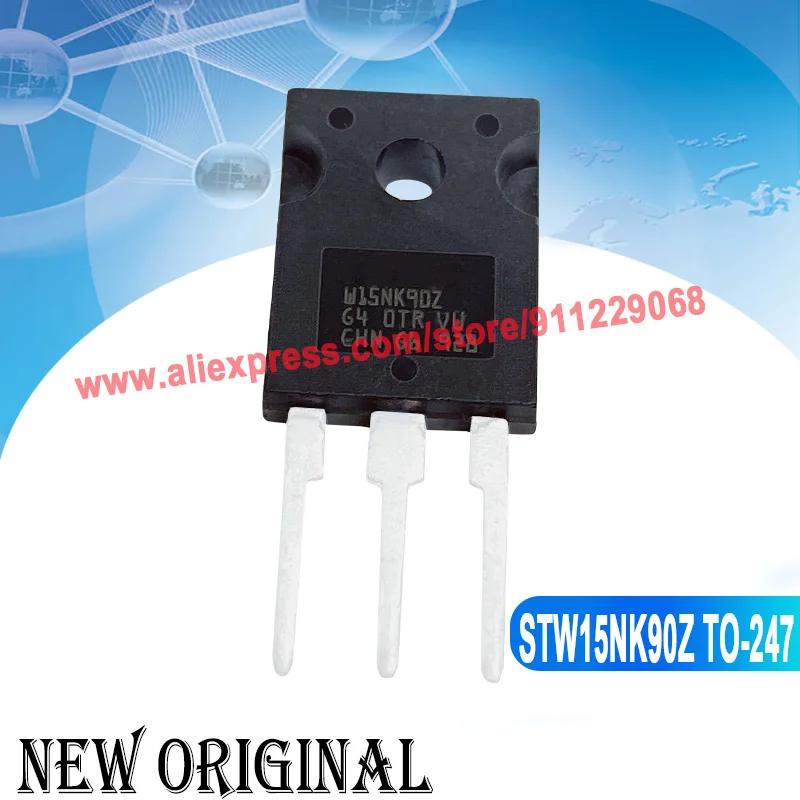 (5 Pieces) STW15NK90Z W15NK90Z  900V 15A / STGW40V60DF GW40V60DF  IGBT 600V 40A / K40T1202 IKW40N120T2 1200V 40A TO-247