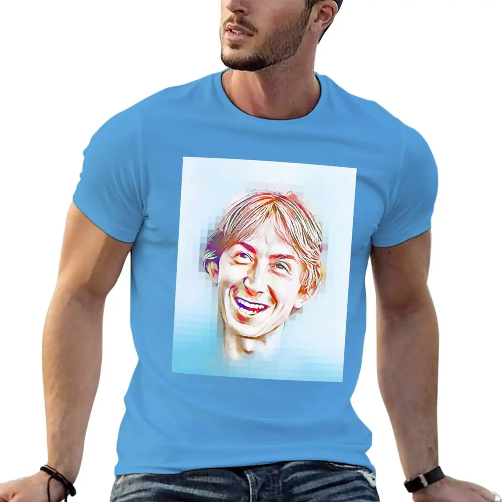 

New Portrait of Mark Hollis T-Shirt T-shirt short quick drying shirt T-shirt men