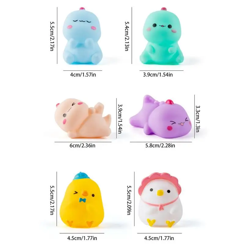 Игрушка для ванны Писк Животное Игрушки для ванны для дошкольников Плавающая Писклявая детская игрушка для душа для малышей Сувениры для душа