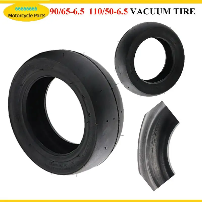 110/50-6.5 90/65-6.5 Tubeless Tire for Electric Scooter Bike City Road Street Widen Tires Good Quality Replacement Parts