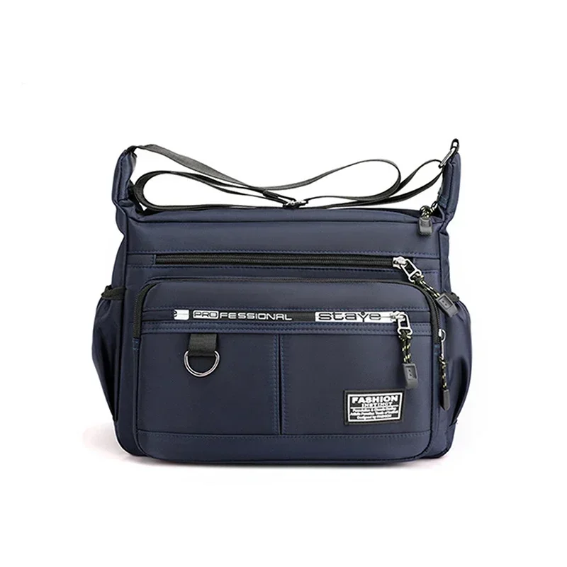 Robuste Multi-Pocket-Business-Umhängetasche für Männer und Frauen, lässige Business-Handtasche mit mehreren Fächern – Detail 6