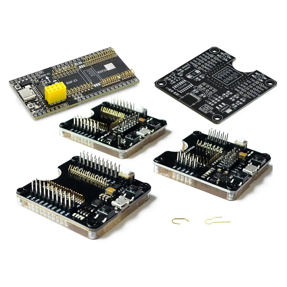 ESP32WROVER/ESP8266/ESP-WROOM-32/ESP12 ESP01 development board burning fixture test board