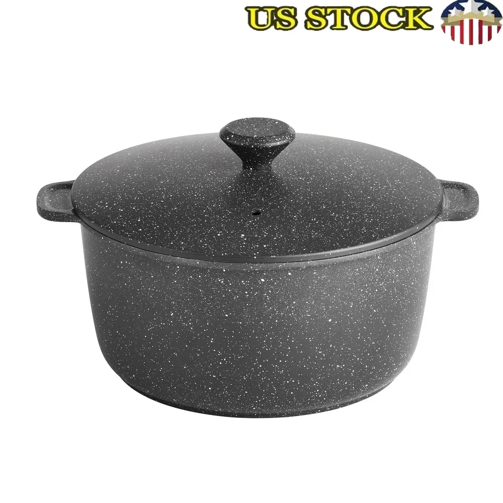 

Антипригарная литая алюминиевая голландская духовка, угольная опора, универсальная посуда, прочная, легко чистящаяся духовка, безопасная, идеальные кастрюли для тушения